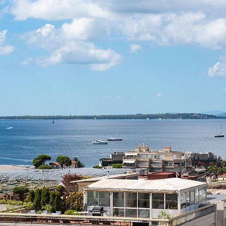 Vue Mer 180° Cocon A 7 Min De La Plage Piscine Ac Apartment Antibes Exterior foto